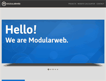 Tablet Screenshot of modularweb.net